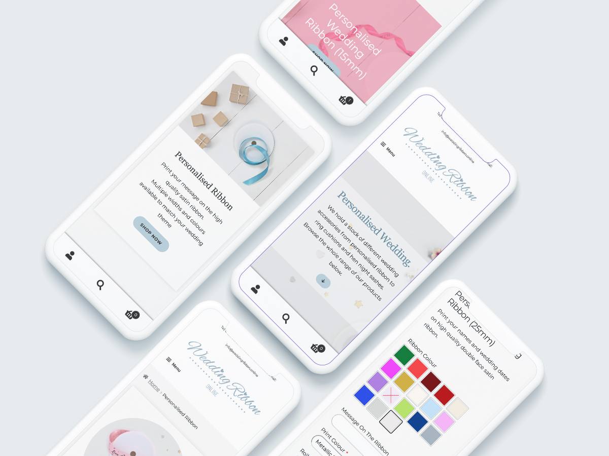 Website mockup